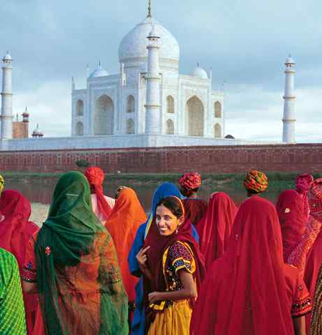 The Taj Mahal at Agra